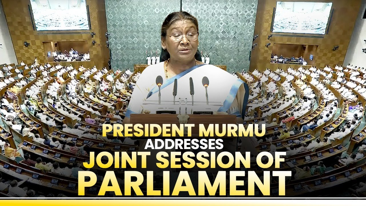 President Addresses Joint Parliament